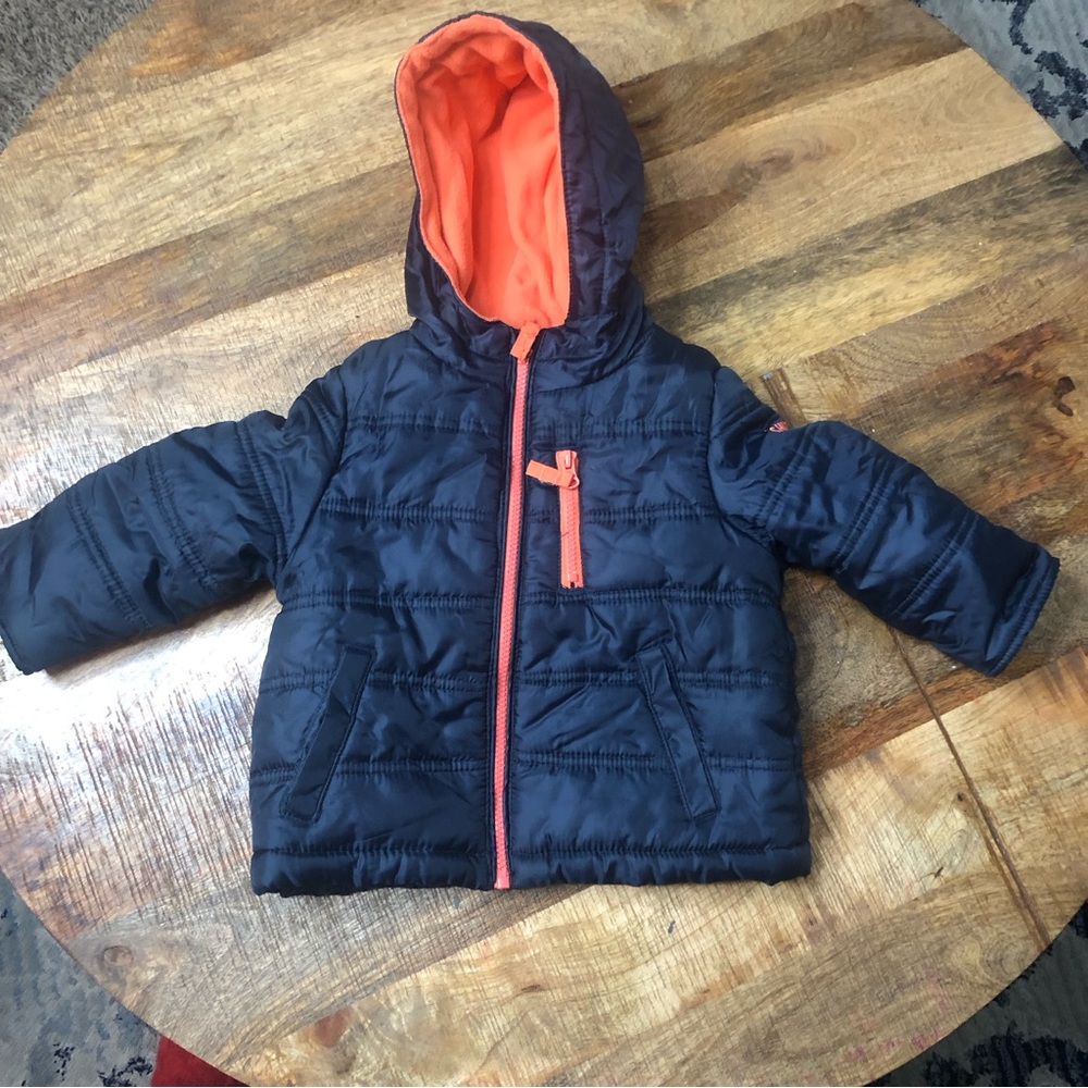 Oshkosh Blue and Orange Winter Jacket 18 Month